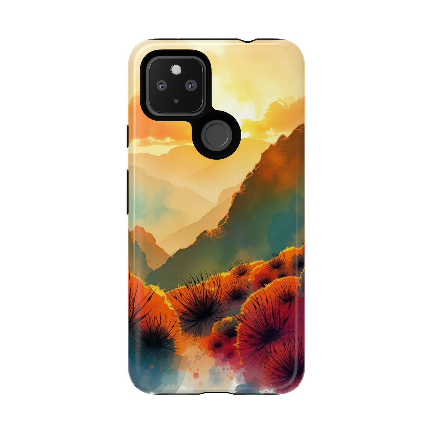 Ideallic Watercolour Sunset Design Phone Case