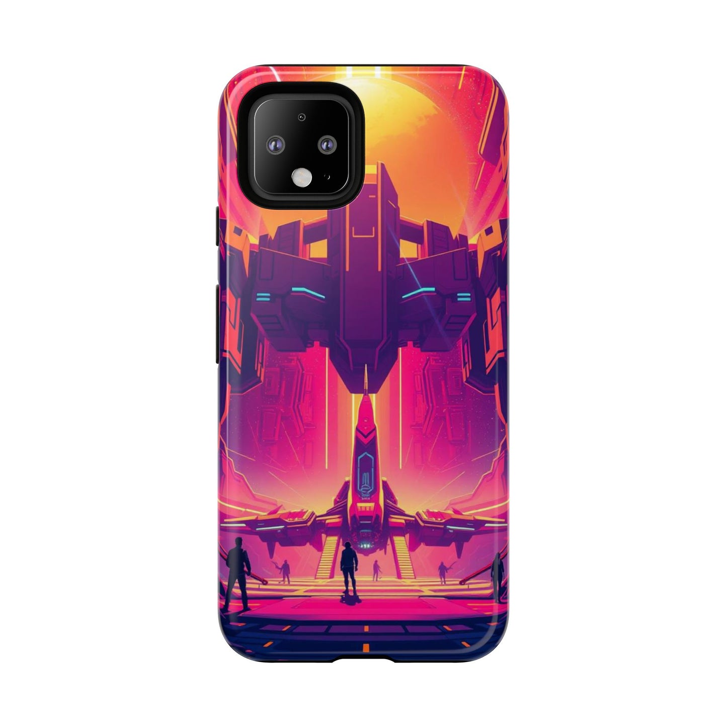 Alien Landing Pad Design Phone Case