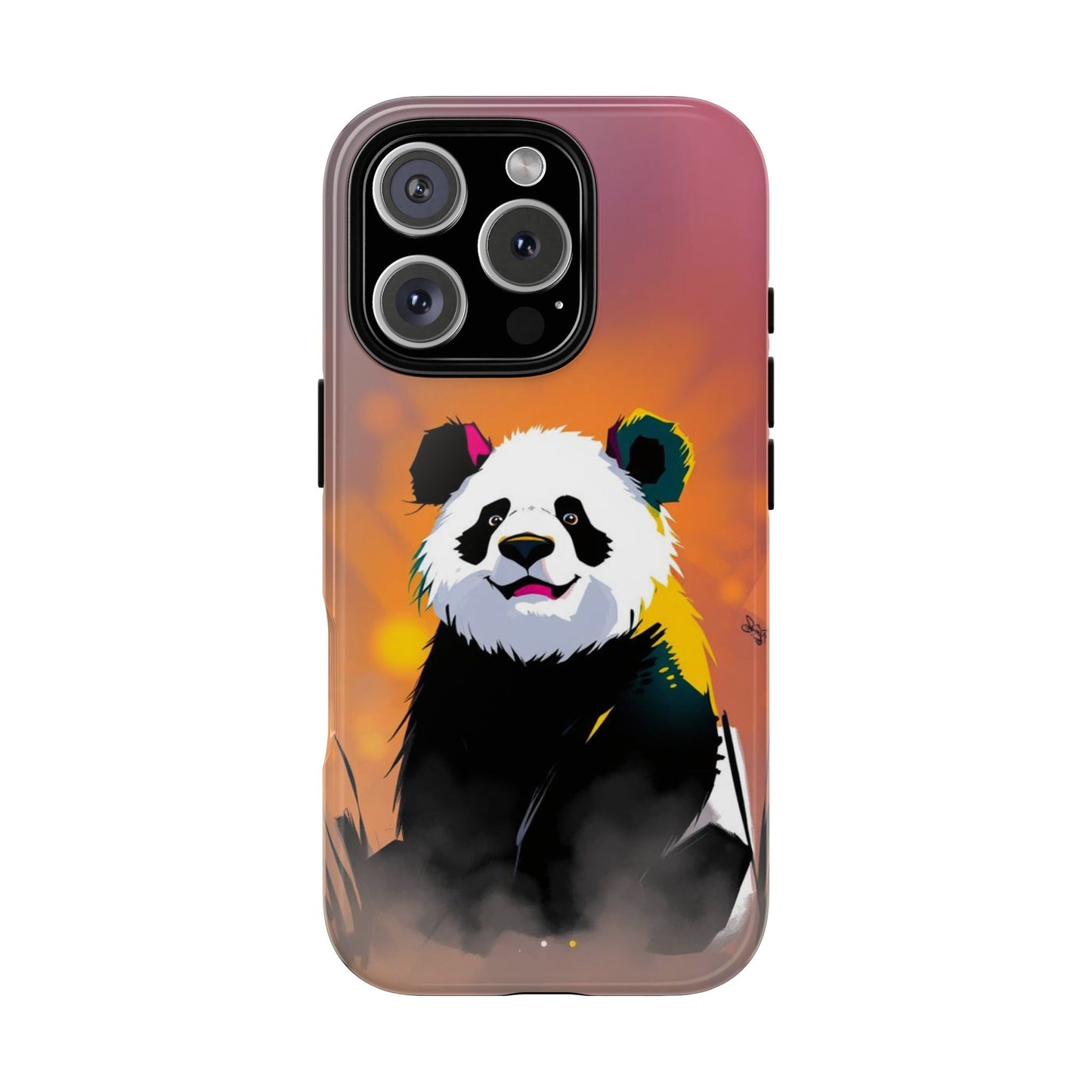 Pop Art Panda Design Phone Case
