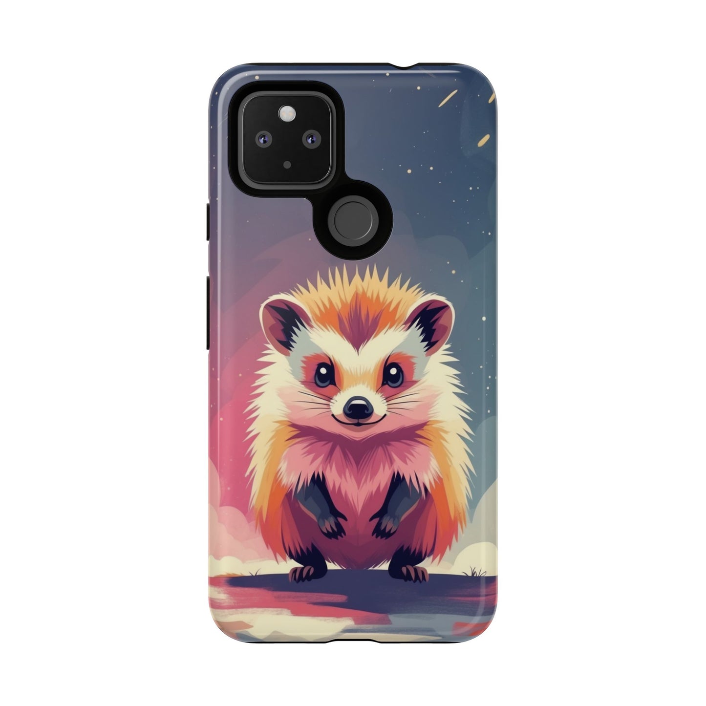 Stylised Hedgehog Design Phone Case