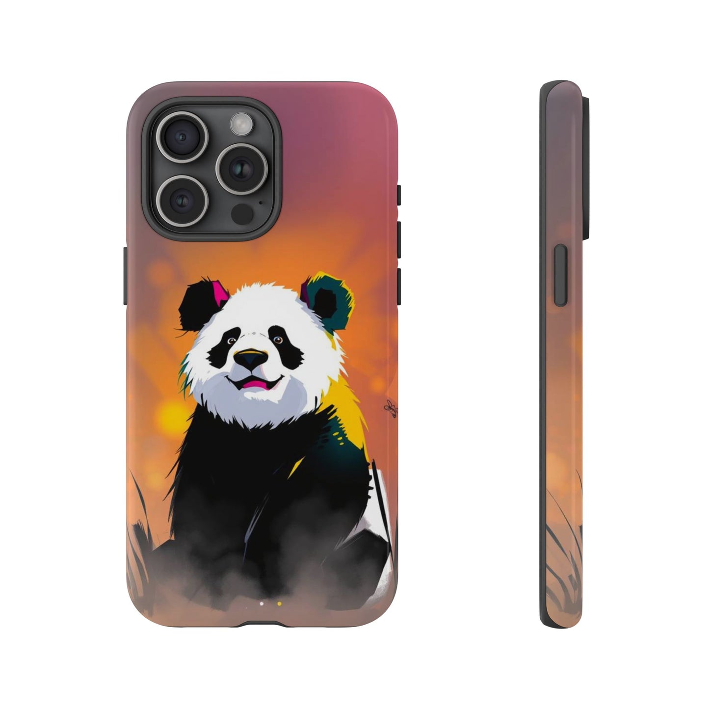 Pop Art Panda Design Phone Case