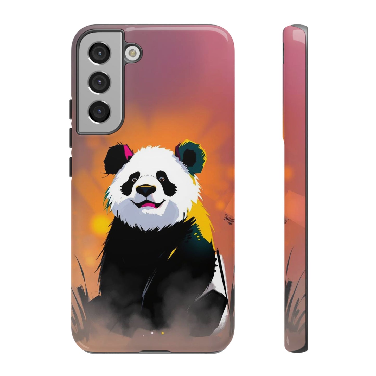 Pop Art Panda Design Phone Case