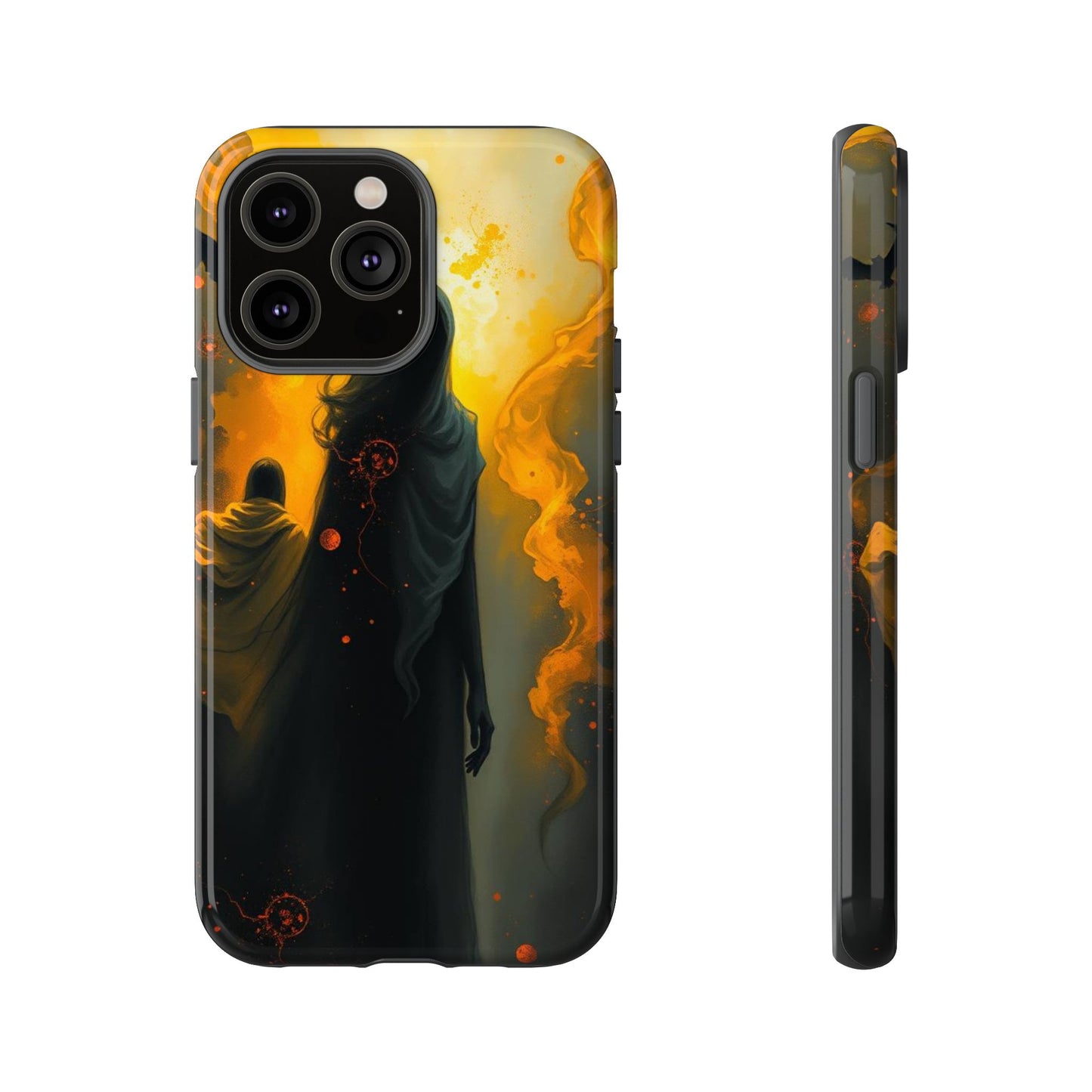 Acrylic Gothic Myterious Figures Phone Case