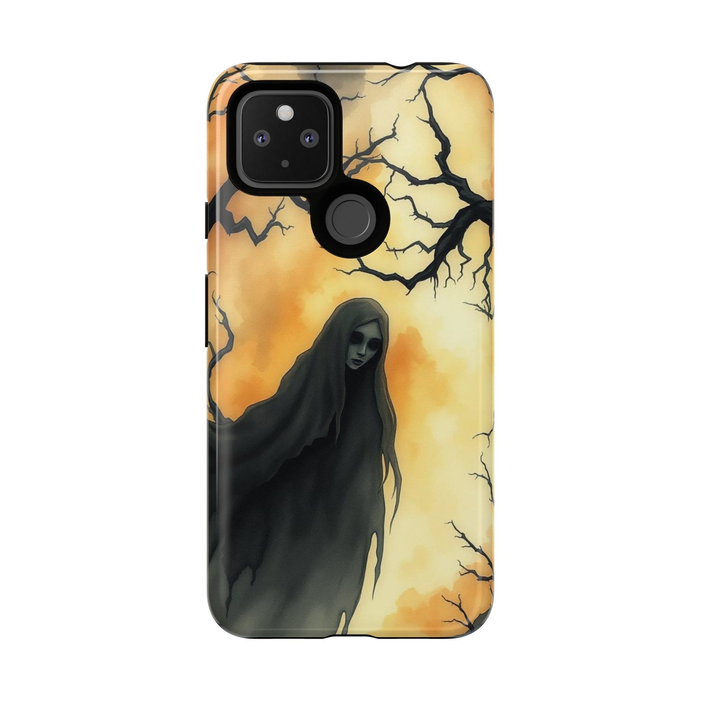Watercolour Gothic Deathly Woman Phone Case