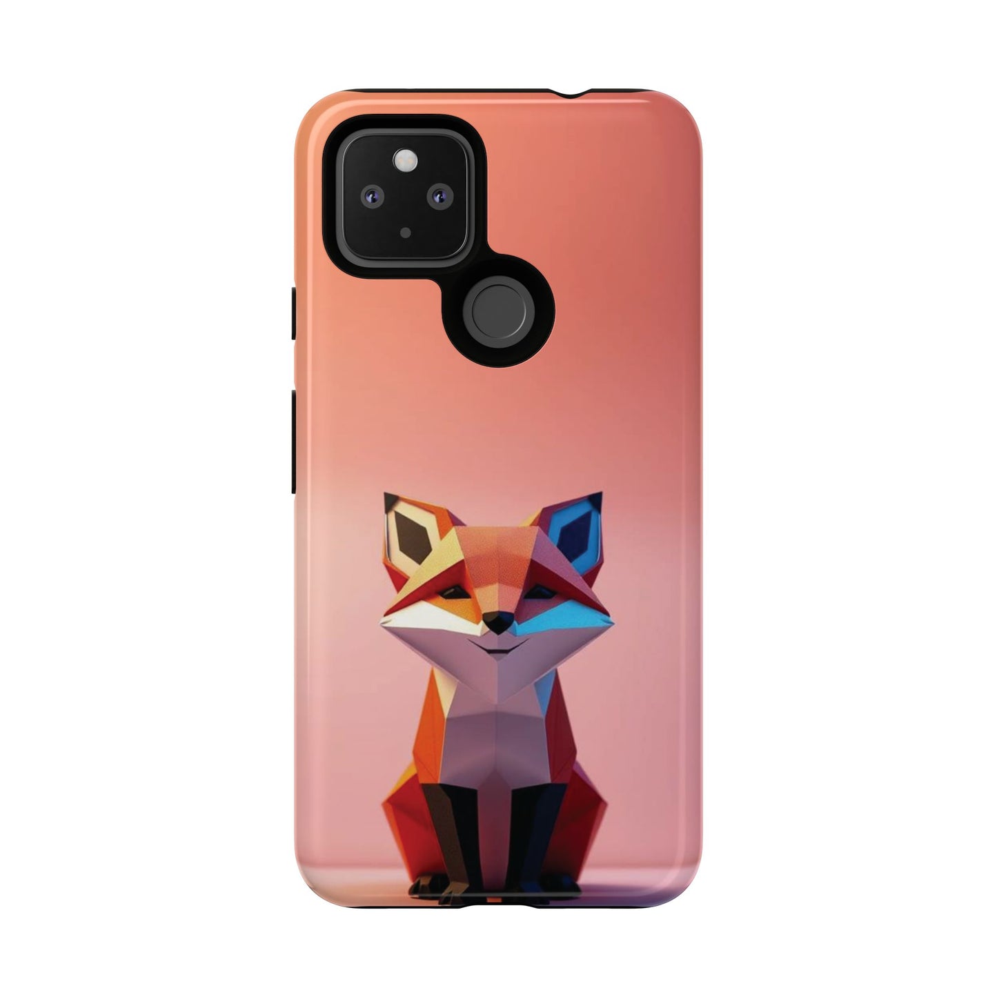 Origami Fox Design Phone Case