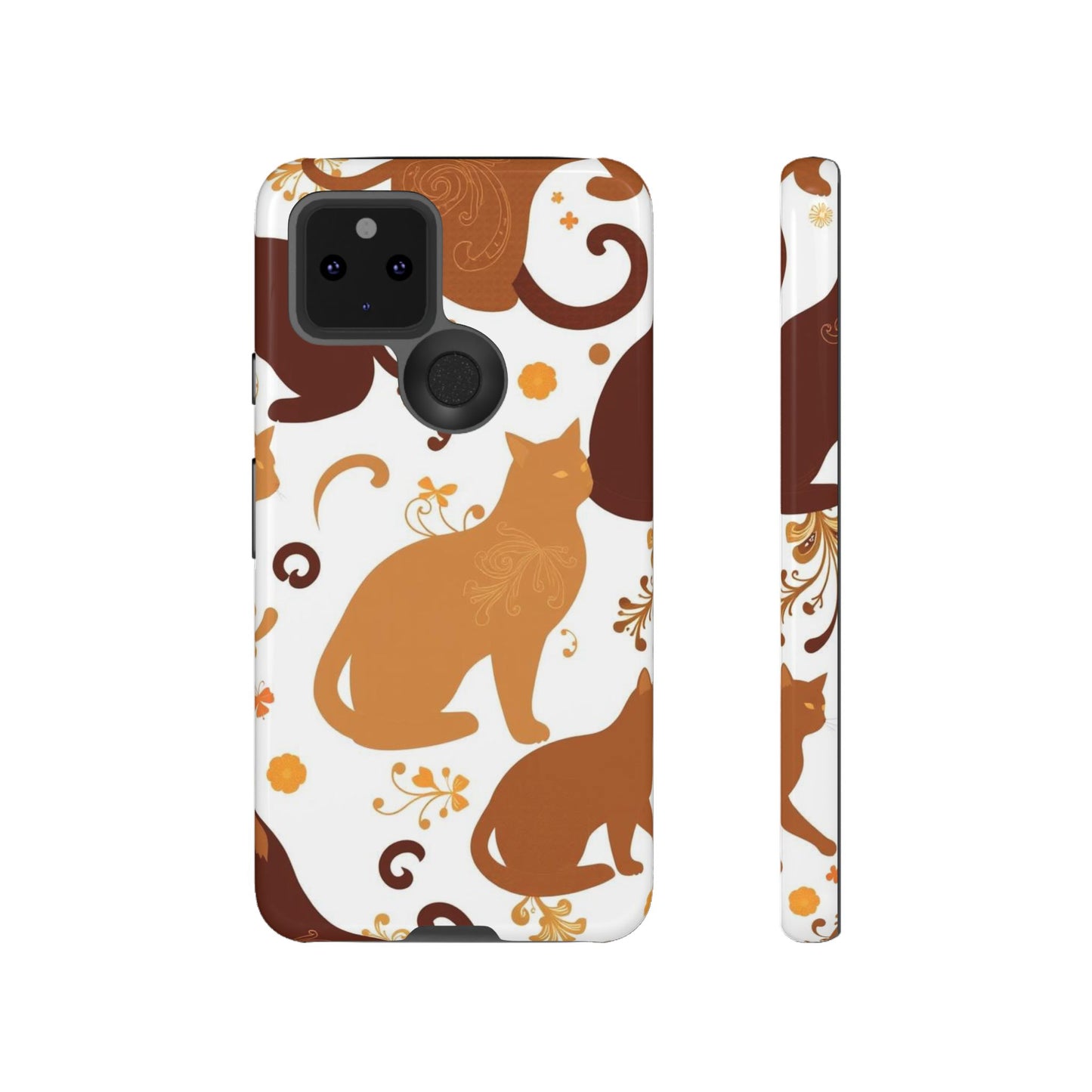 Abstract Cat Pattern Phone Case