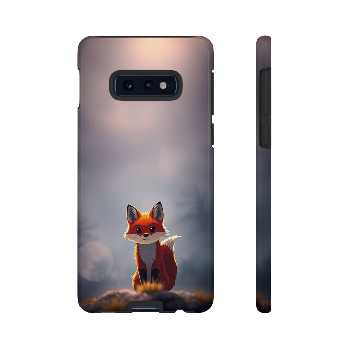 Cute Gothic Fox Design Phone Case
