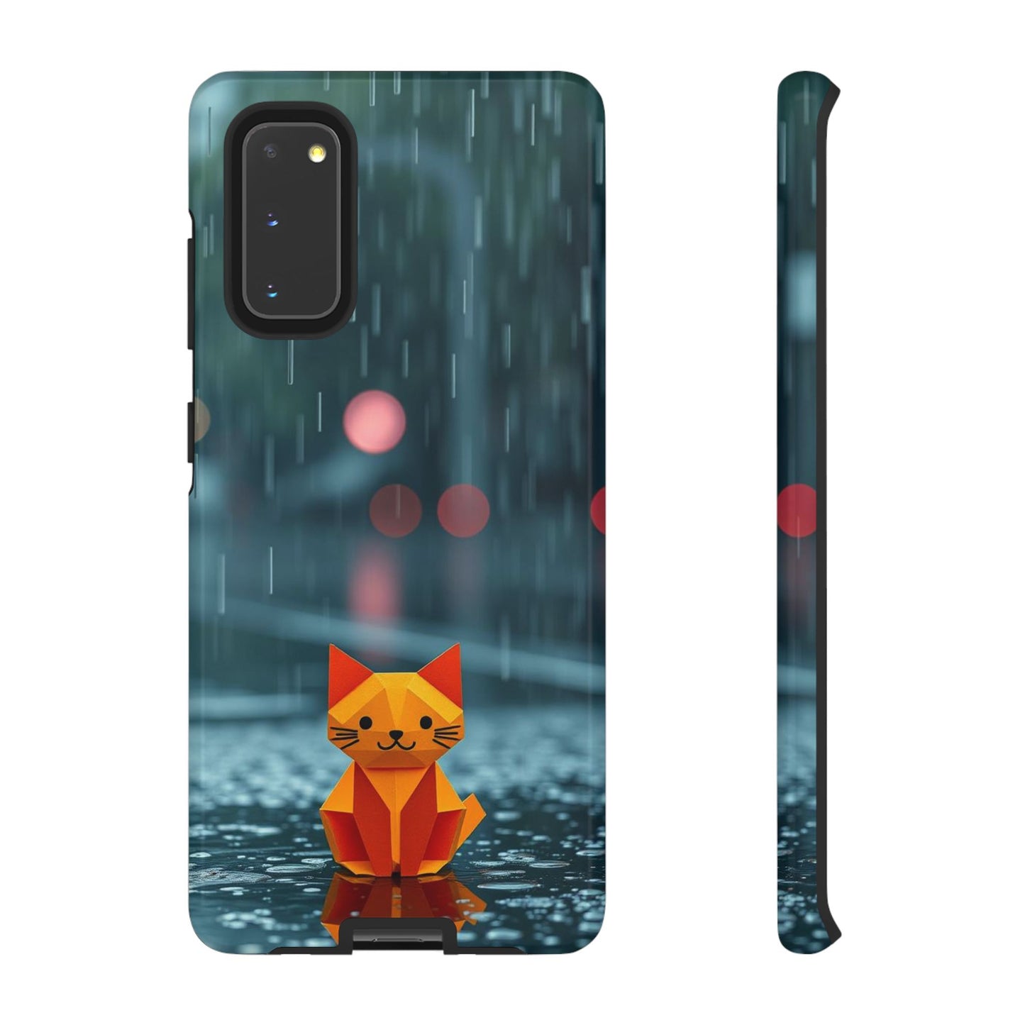 Origami 'Soggy Cat' Design Phone Case