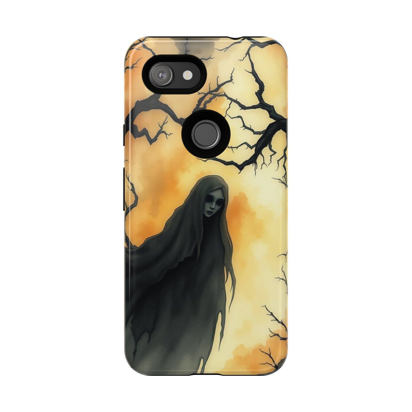 Watercolour Gothic Deathly Woman Phone Case