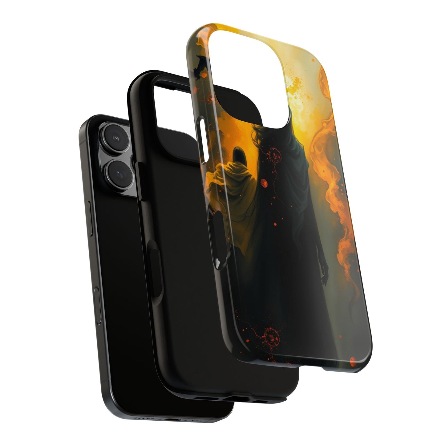 Acrylic Gothic Myterious Figures Phone Case