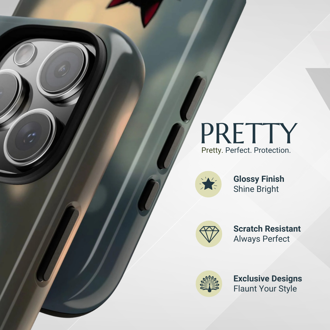 Phone Case - Gothic Cat Design Phone Case