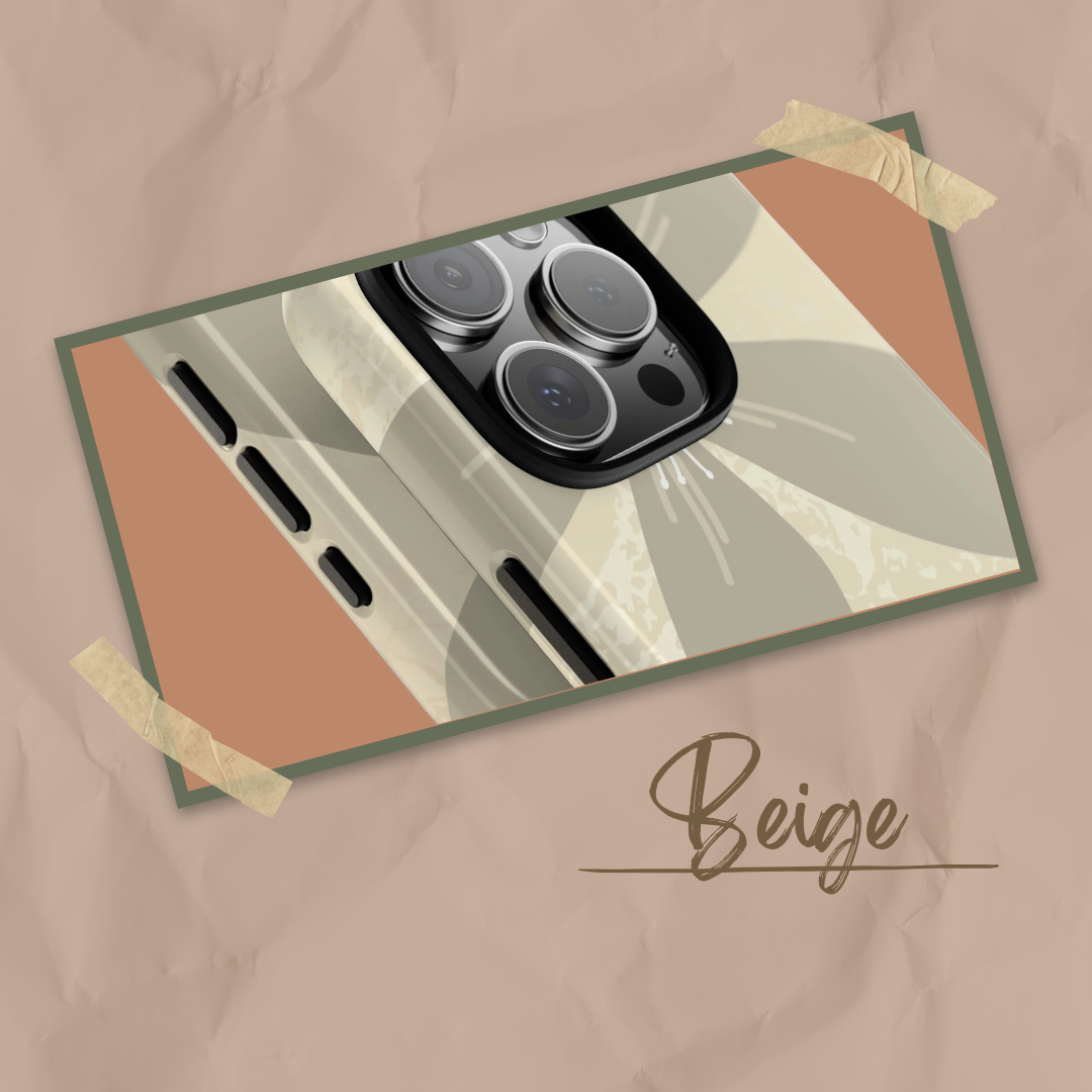 Beige Phone Cases