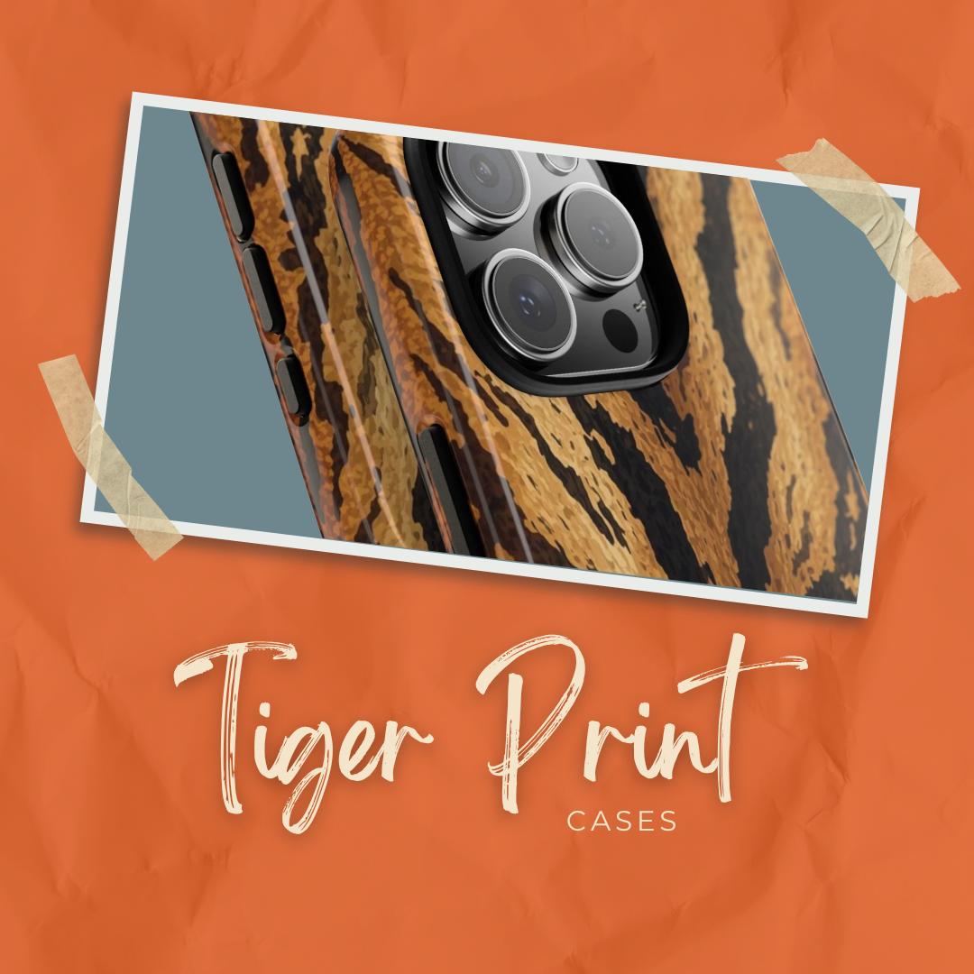 Tiger Print Phone Cases
