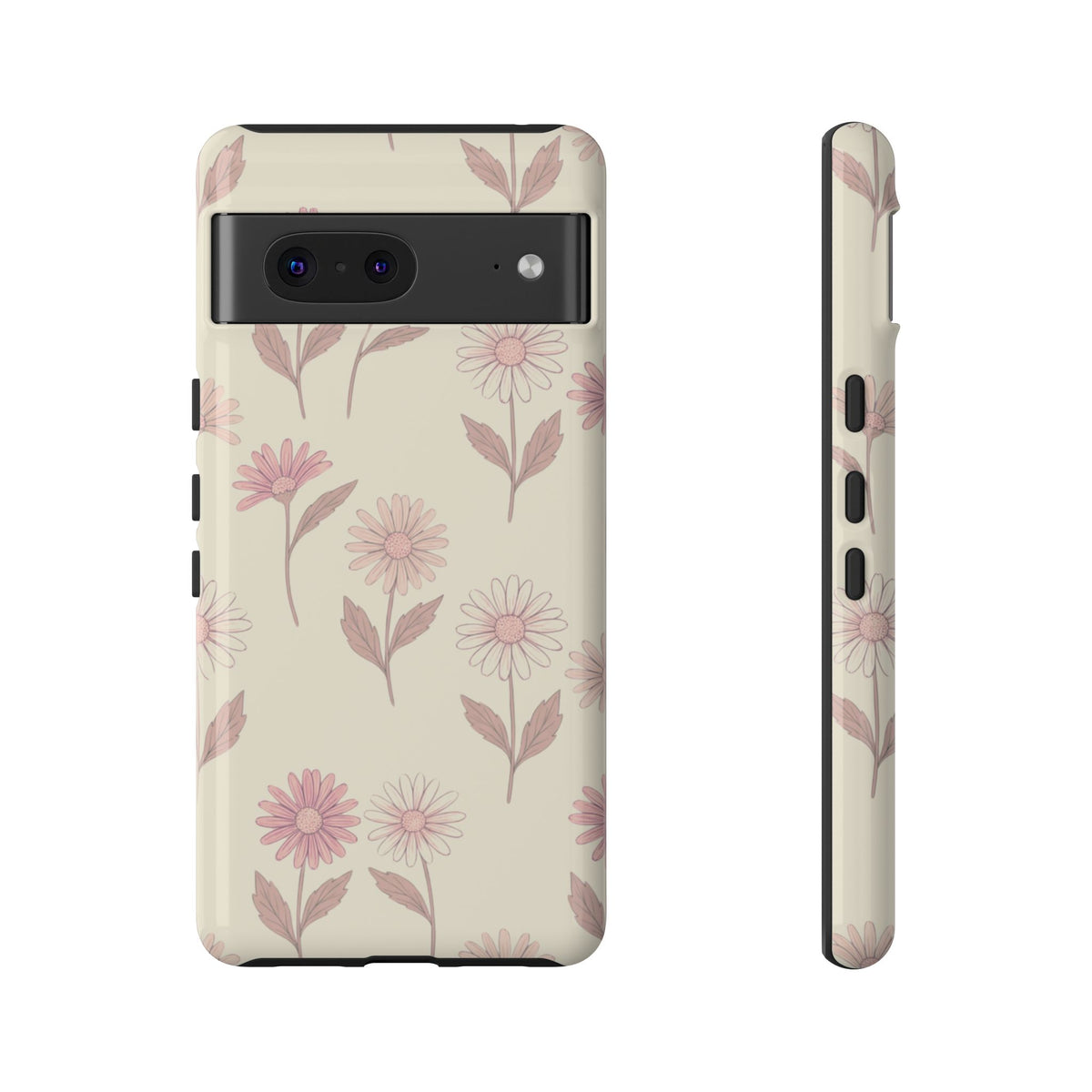 Pretty Blush Daisy Pattern Phone Case