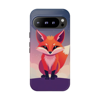 Google Pixel 9 Pro / Glossy Phone Case - Pop Art Fox Design Phone Case