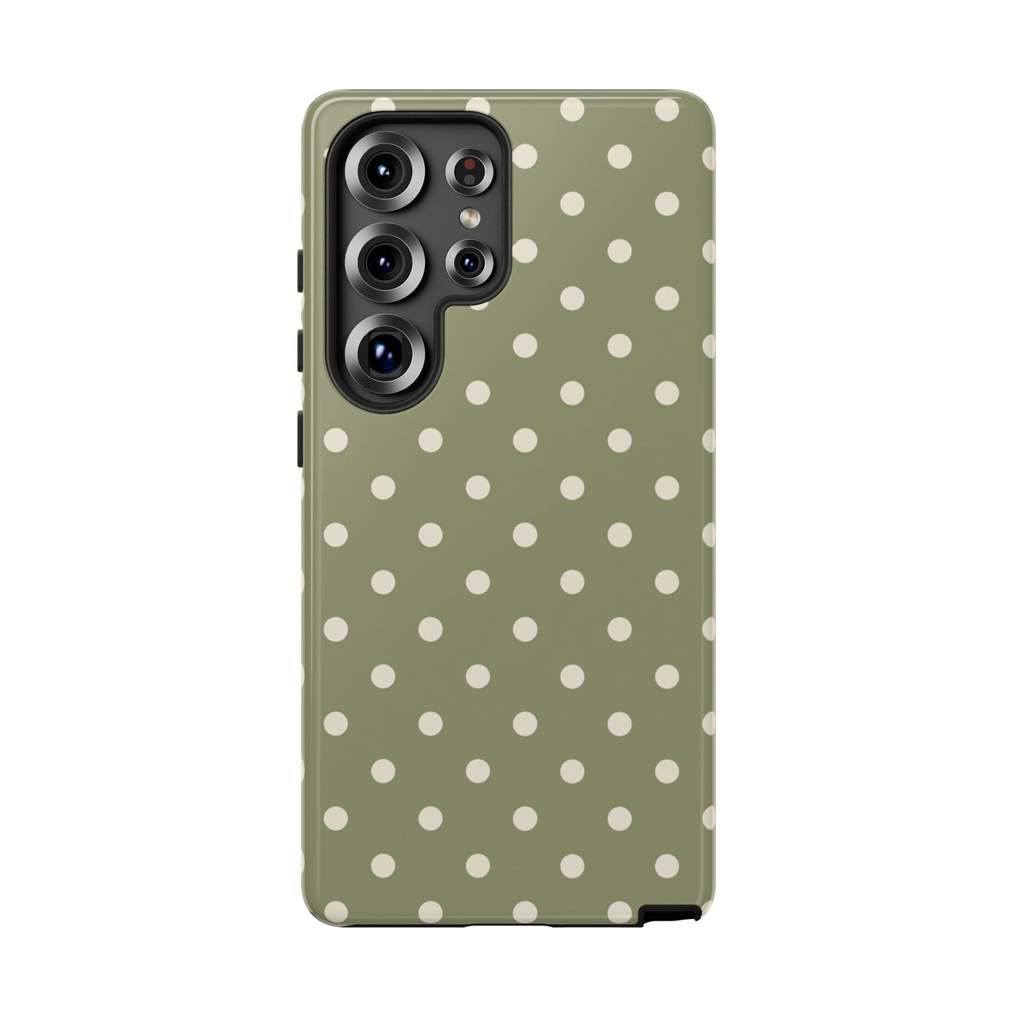 Green & White Dot Pattern Phone Case