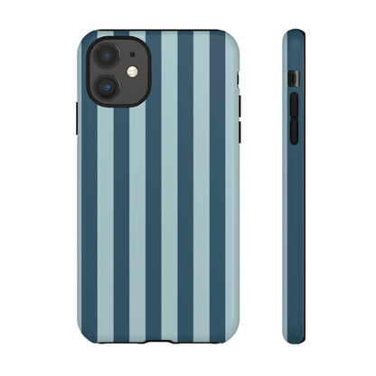 iPhone 11 / Glossy Phone Case - ’Blue Stripe Pattern’ Phone Case