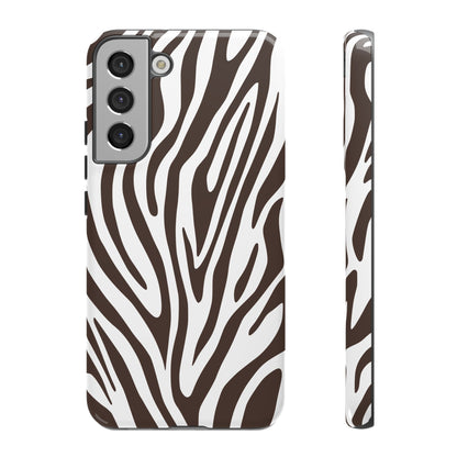Graphic Brown Tiger Print Phone Case