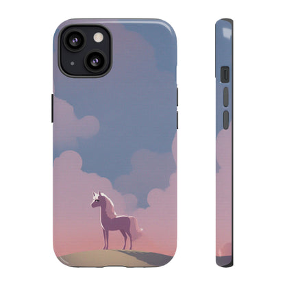 iPhone 13 / Glossy Phone Case - Pony & Cloud Design Phone Case