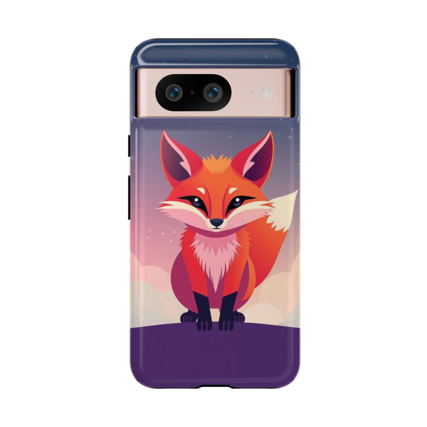 Google Pixel 8 / Glossy Phone Case - Pop Art Fox Design Phone Case