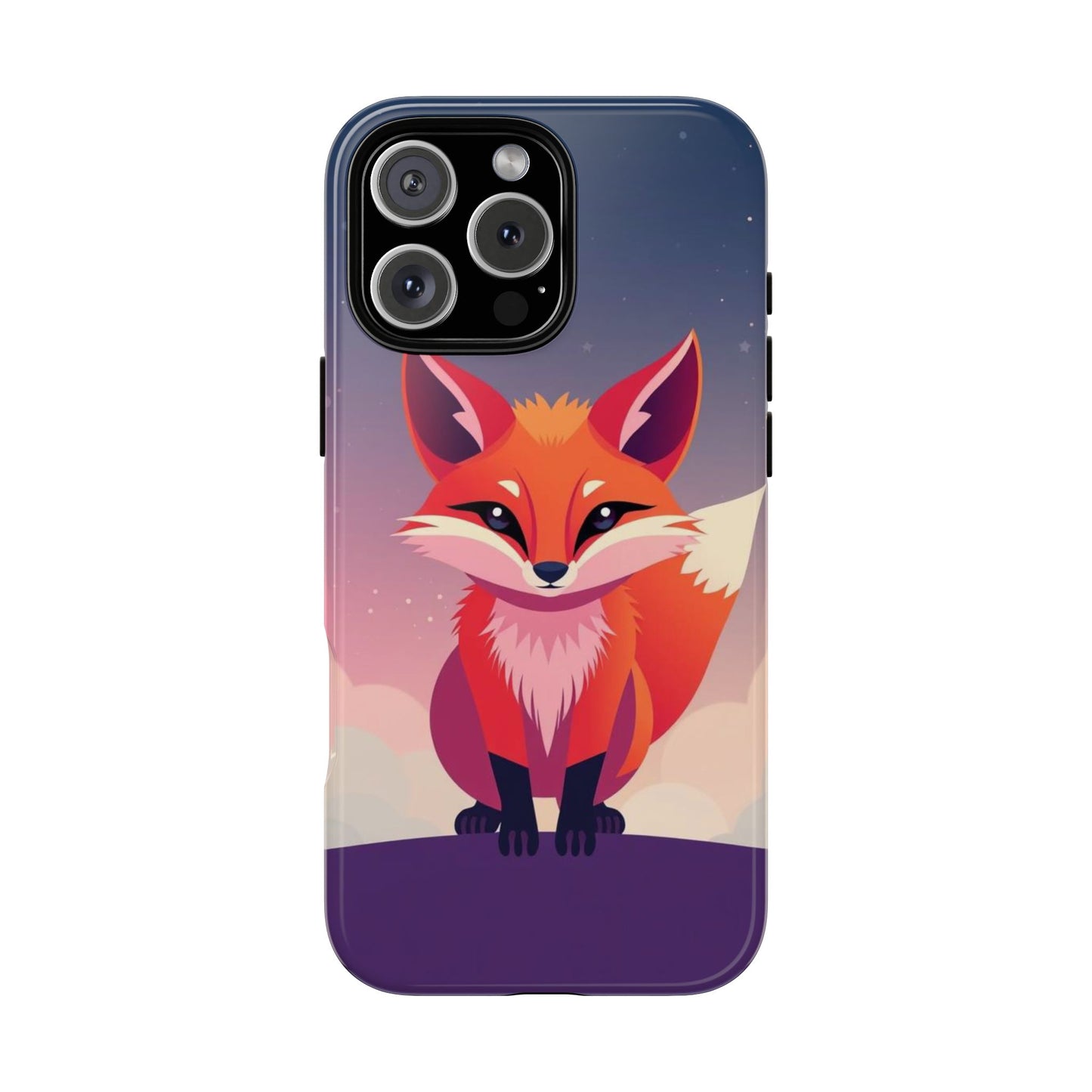 iPhone 16 Pro Max / Glossy Phone Case - Pop Art Fox Design Phone Case