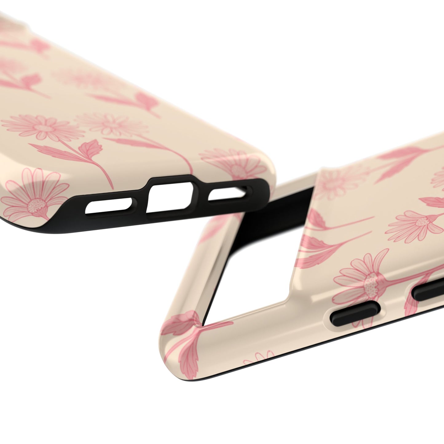 Pretty Pink Daisy Pattern Phone Case