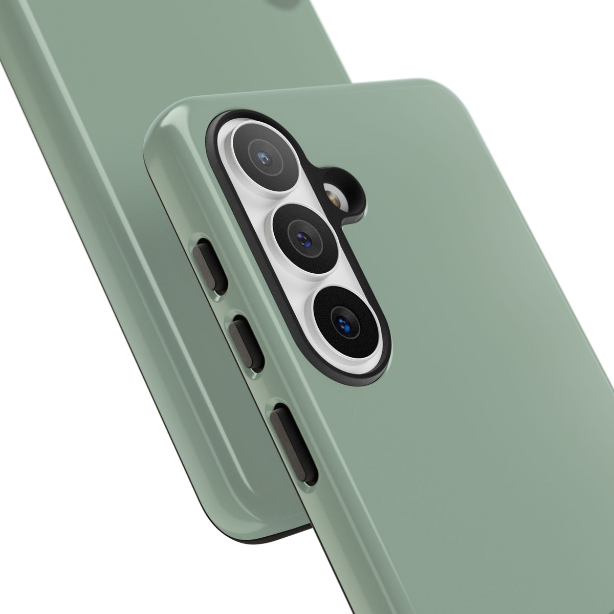 Green Abstract Waves Protective Phone Case - Green Phone Case