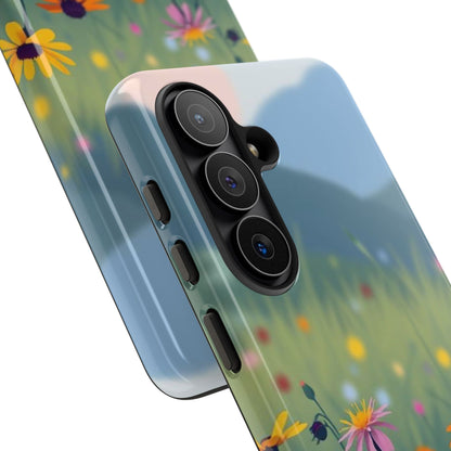 Vibrant Meadow Design Phone Case - Multicolor Phone Case