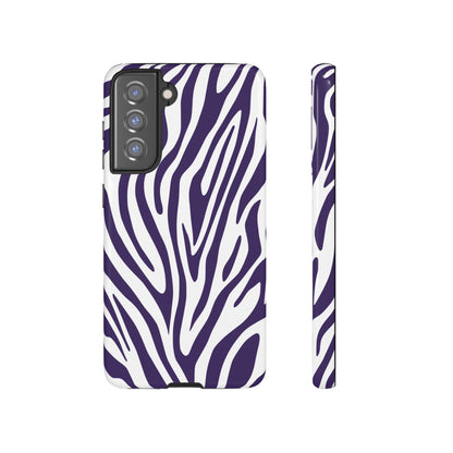 Graphic Purple Tiger Print Phone Case