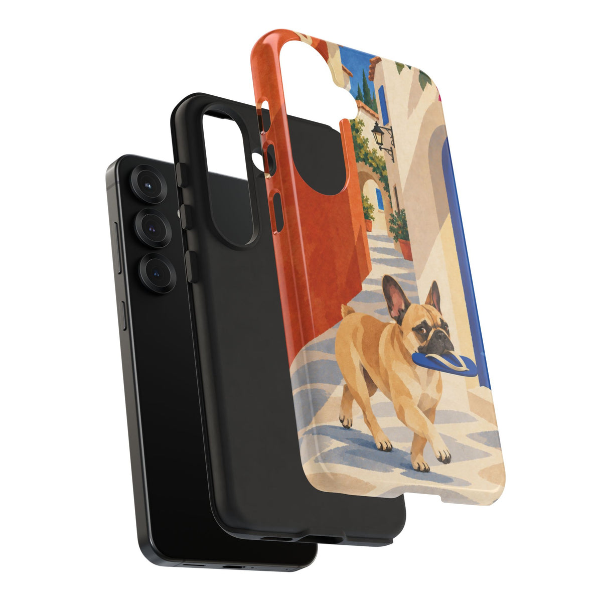 French Bulldog Quiet Lane Phone Case - Multicolor Phone Case