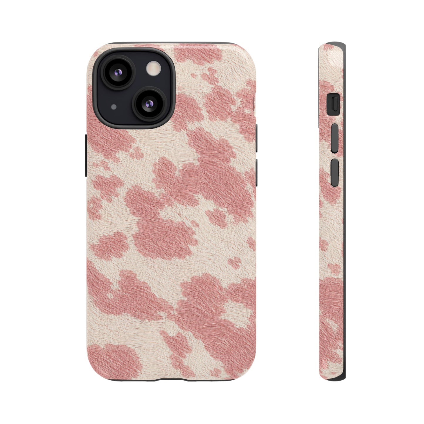 Pretty Blush Cow Print Phone Case