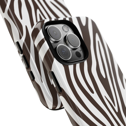 Graphic Brown Tiger Print Phone Case