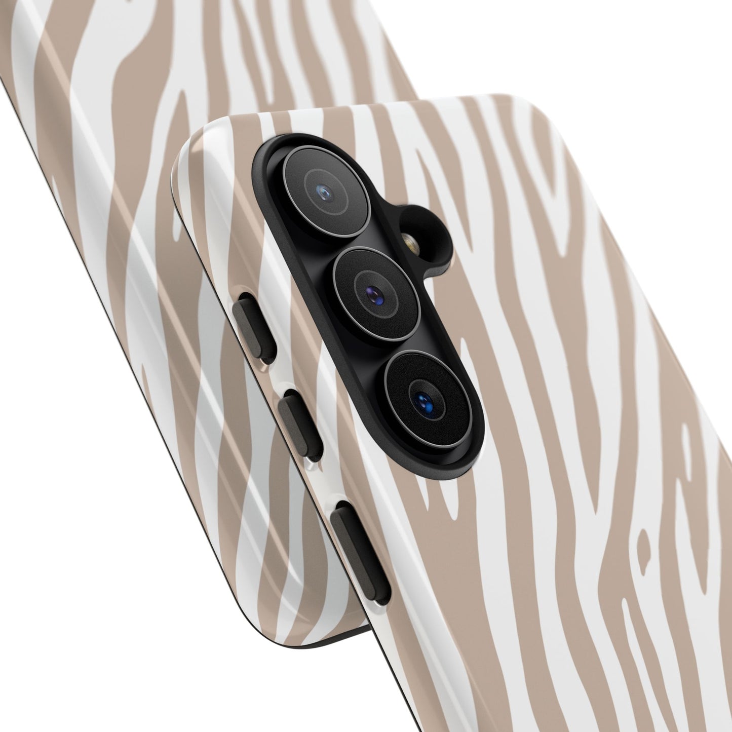 Oatmeal Tiger Print Phone Case