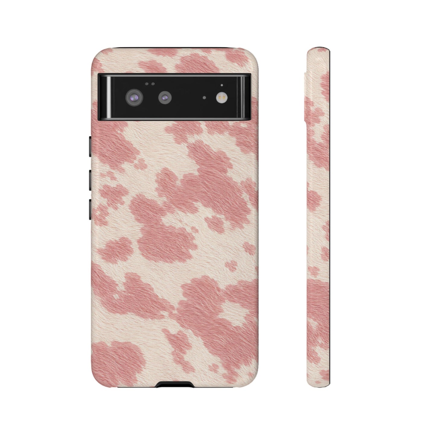 Pretty Blush Cow Print Phone Case