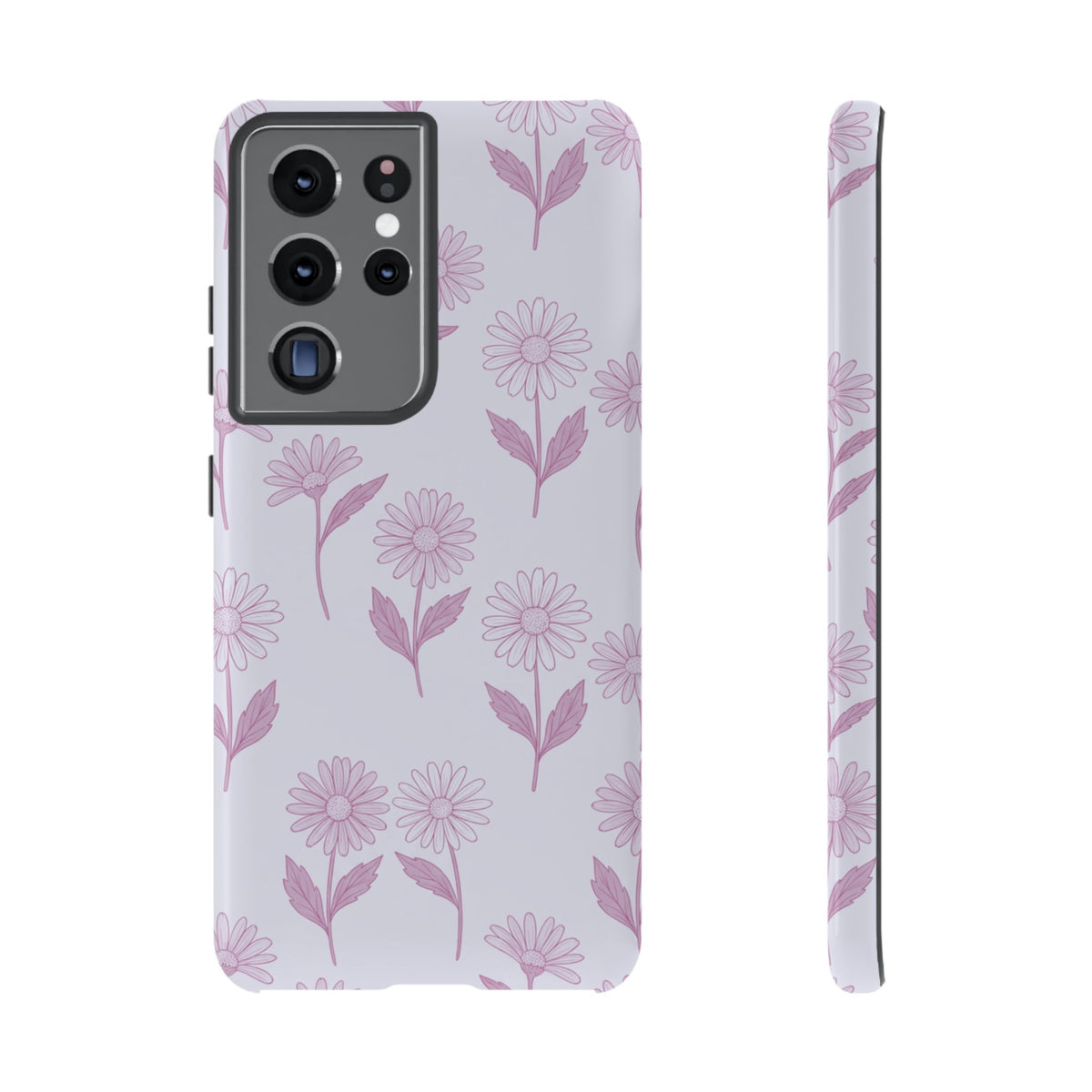 Pretty Lilac Daisy Pattern Phone Case