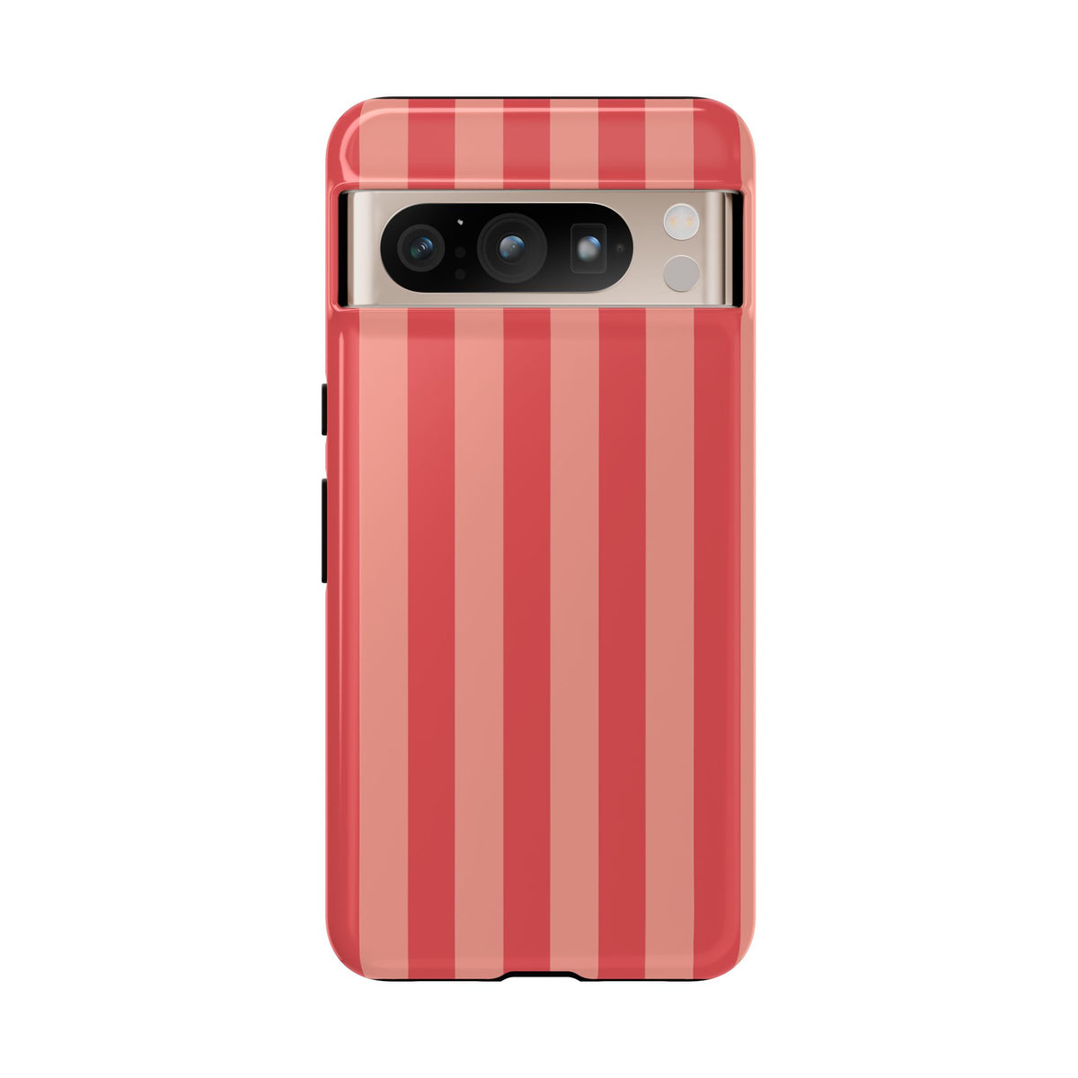 Light Pink Stripe Pattern Phone Case - Pink Phone Case - Google Pixel 8 Pro / Glossy