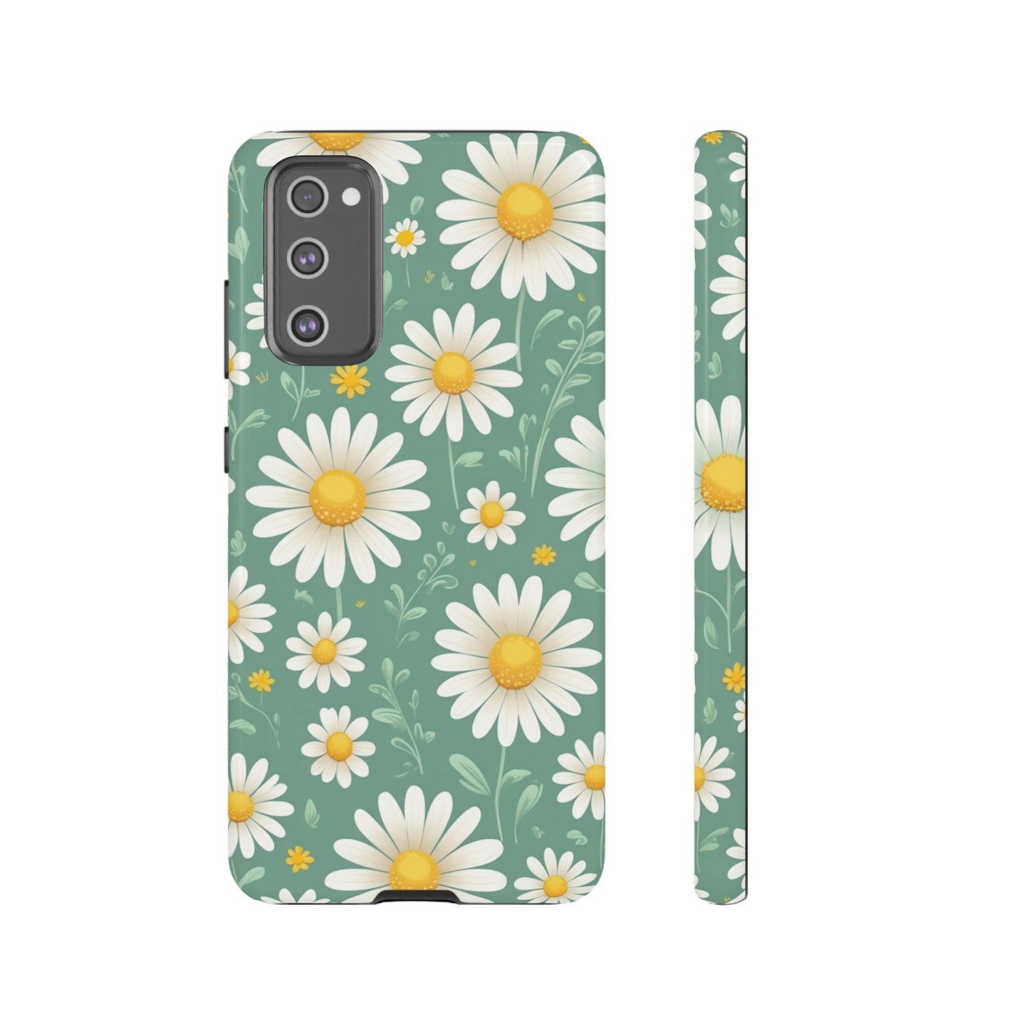 Samsung Galaxy S20 FE / Glossy Phone Case - Daisies Floral Pattern 1 Phone Case