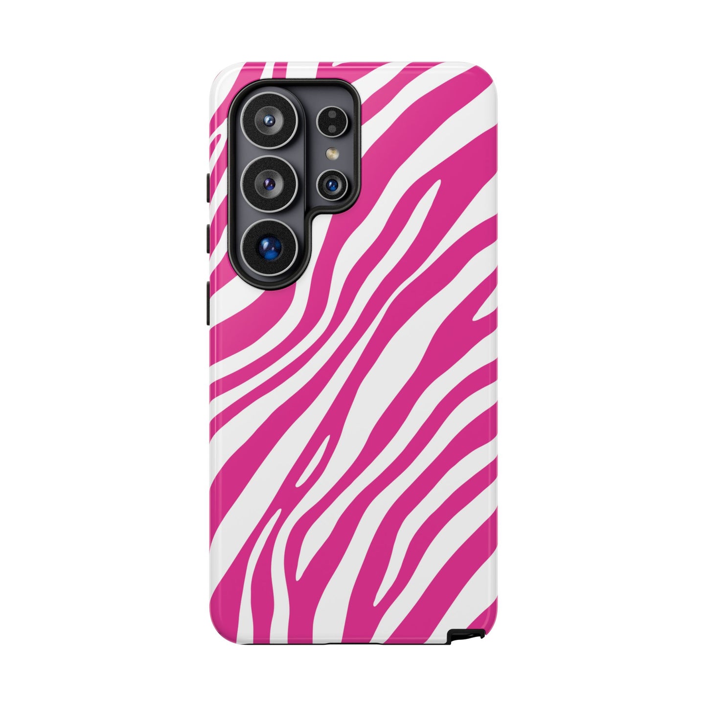 Modern Hot Pink Zebra Print Phone Case