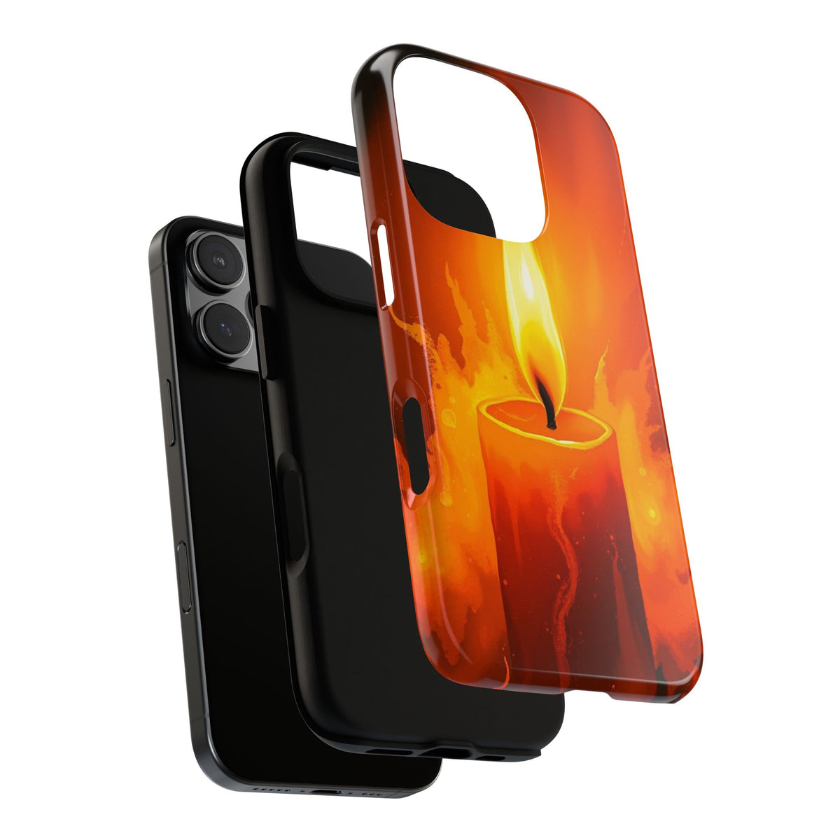 Red Candle Phone Case - Multicolor Phone Case