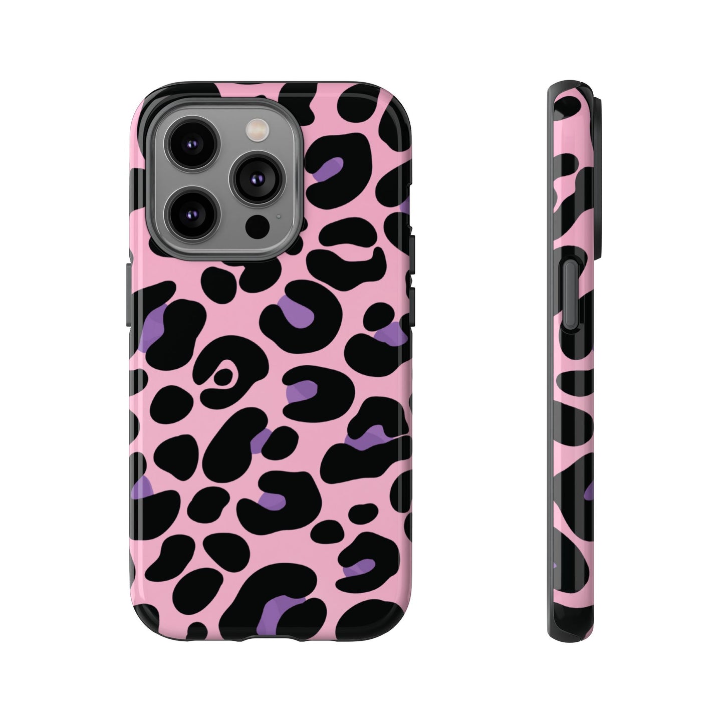 Pretty Pink & Lavender Leopard Print