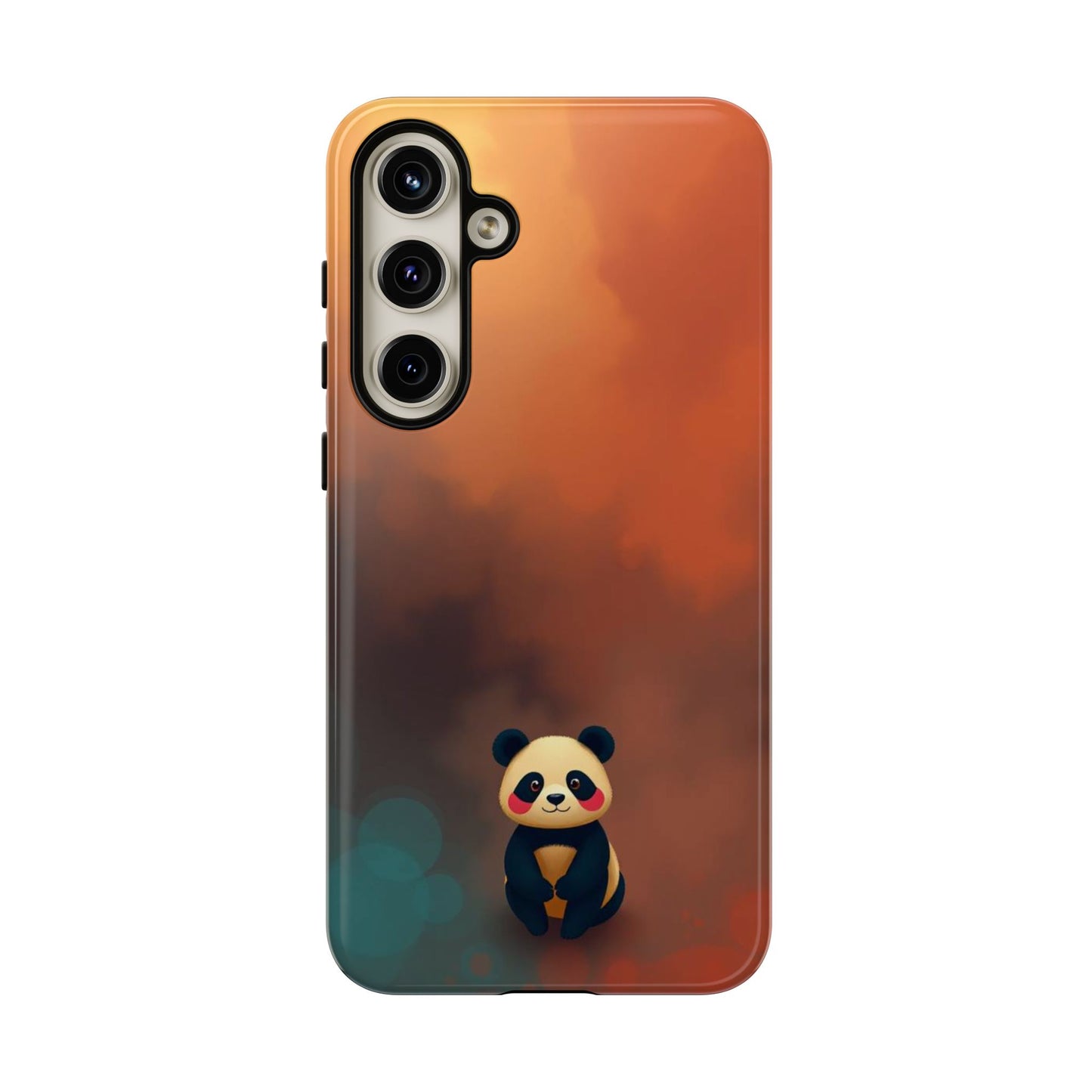 Samsung Galaxy S24 Plus / Glossy Phone Case - Cute Colourful Panda Design Phone Case