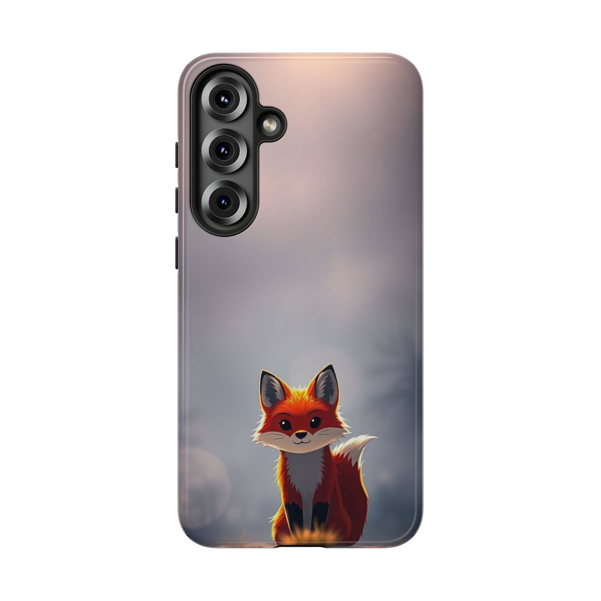 Cute Gothic Fox Design Phone Case - Multicolor Phone Case - Samsung Galaxy S25 Plus / Glossy
