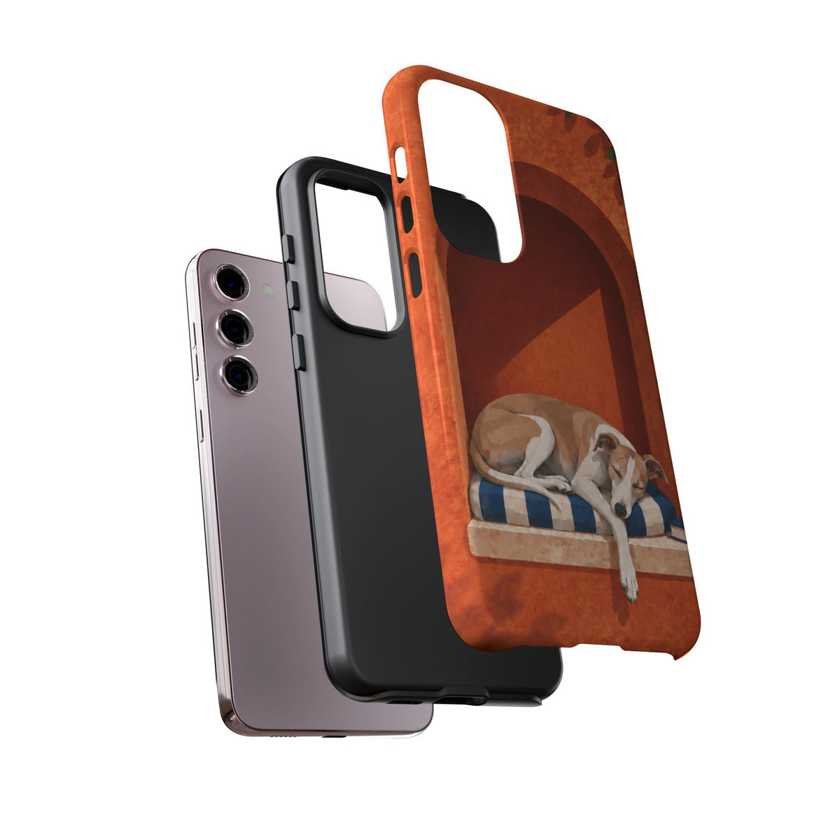 Whippet Siesta Nook Phone Case - Multicolor Phone Case