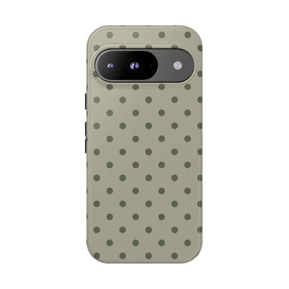 Green & Dark Green Dot Pattern Phone Case