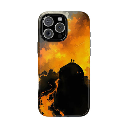 iPhone 16 Pro Max / Glossy Phone Case - Gothic Watercolour Scene Phone Case