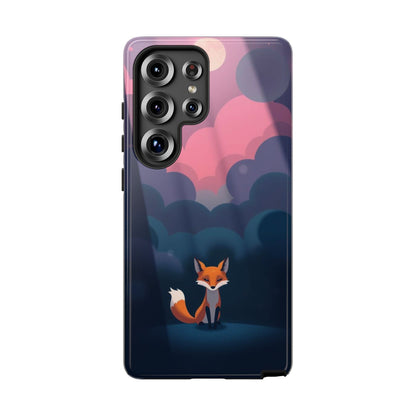Moody Pop Art Fox Design Phone Case
