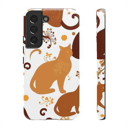 Abstract Cat Pattern Phone Case - Multicolor Phone Case - Samsung Galaxy S22 / Glossy