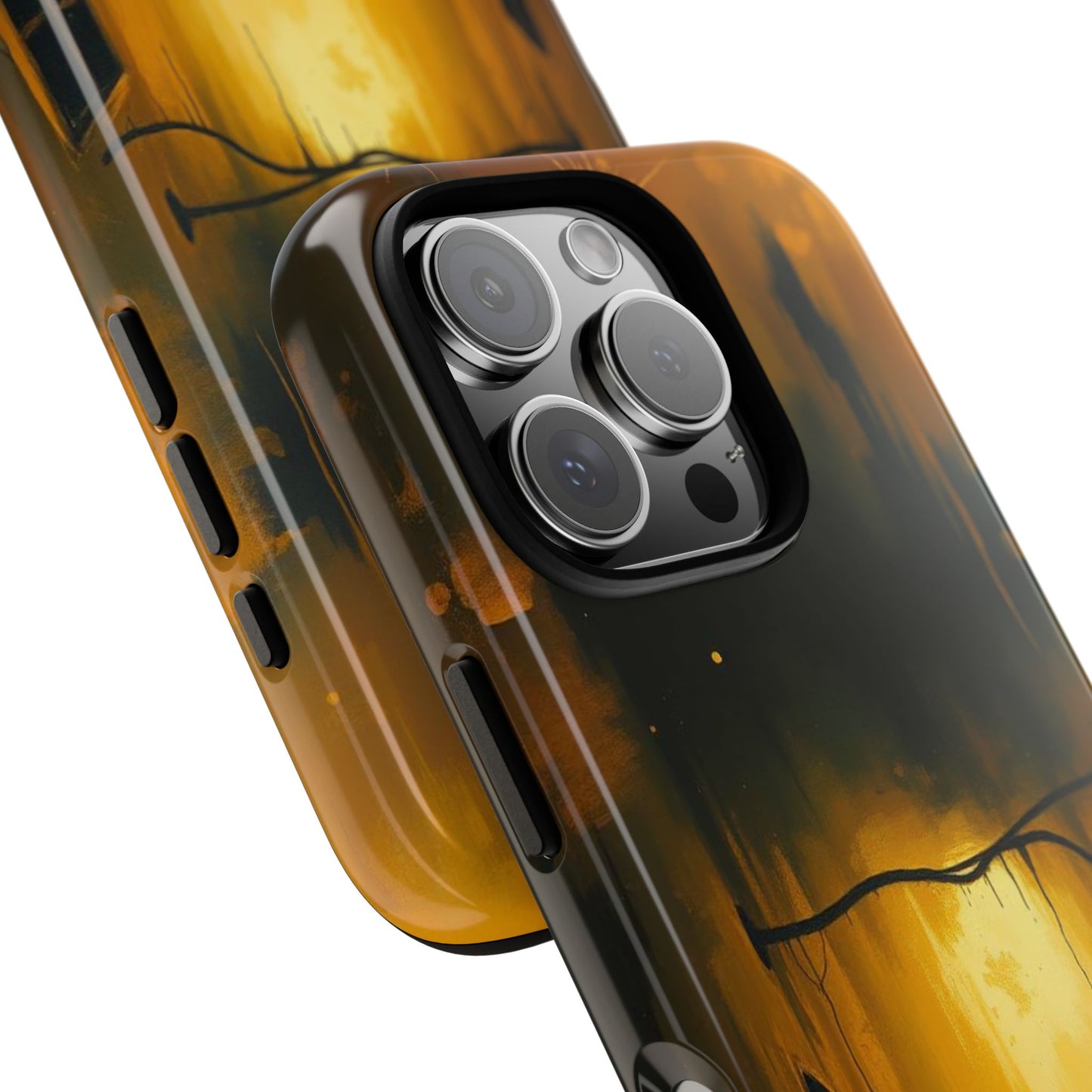 Phone Case - Acrylic Gothic Woman in Red Phone Case