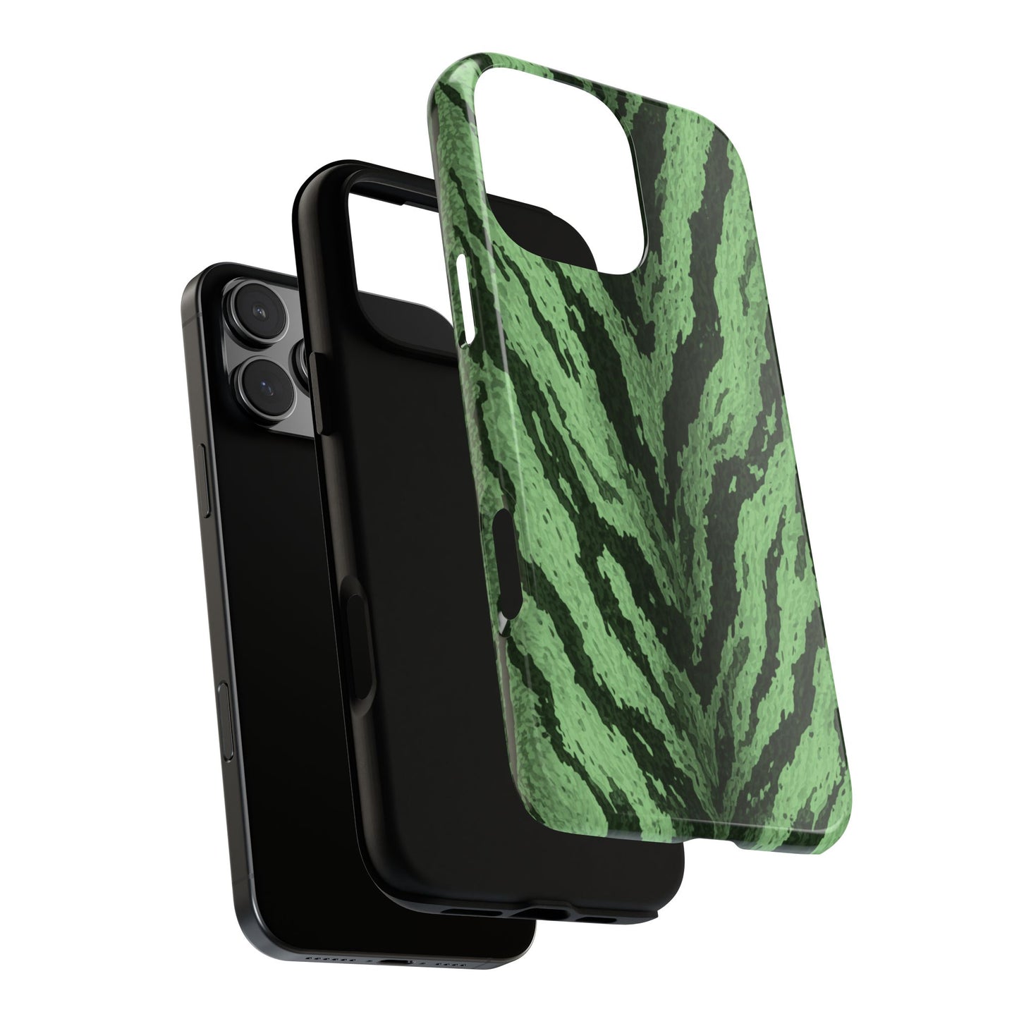 Sage Tiger Print Phone Case
