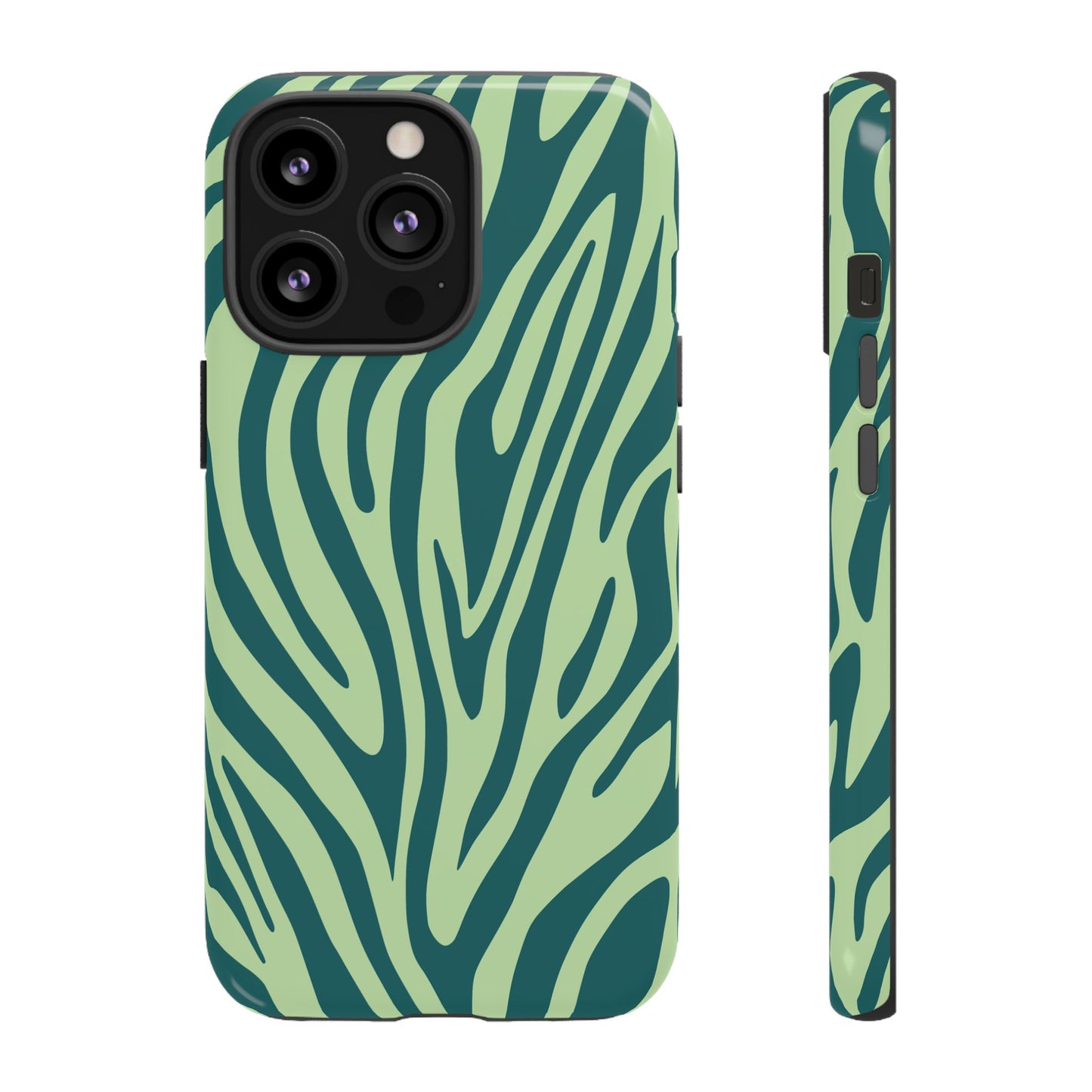 Boutique Sage Tiger Print Phone Case